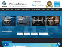 Tablet Screenshot of osteenvw.com